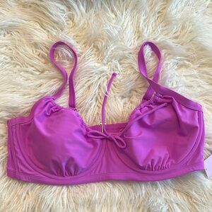 Wild Fable Swim Top Bikini Top Hot Orchid size 18